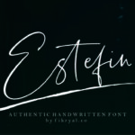 Estefin Font Poster 1