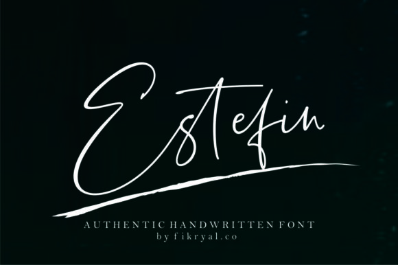 Estefin Font Poster 1