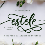 Estele Font Poster 1