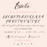 Estella Font Poster 8