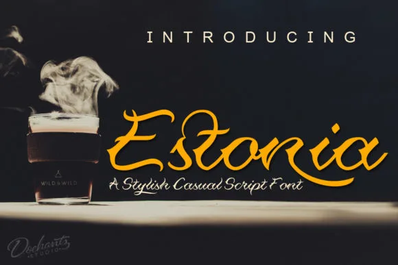 Estonia Font Estonia Font Poster 1