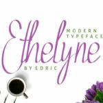 Ethelyne Font Poster 2