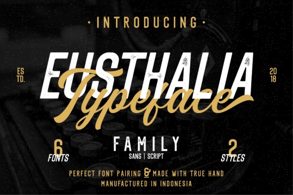 Eusthalia Family Font Poster 1
