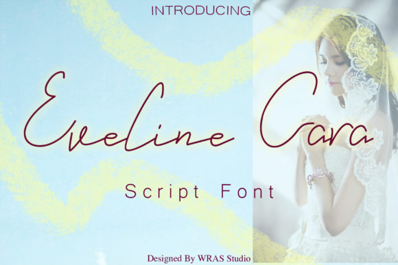 Eveline Cara Font Poster 1