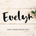 Evelyn Font Poster 1