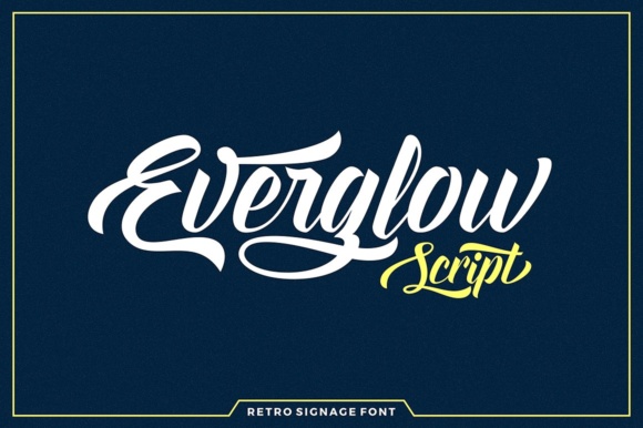 Everglow Script Font