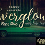 Everglow Script Font Duo Font Poster 1