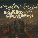 Everglow Script Font Duo Font Poster 2