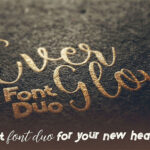 Everglow Script Font Duo Font Poster 4