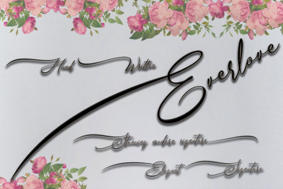 Everlove Font Poster 1