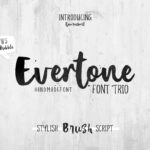 Evertone Font Poster 1