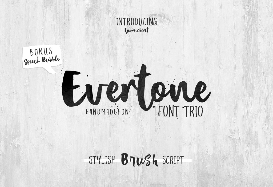 Evertone Font Poster 1