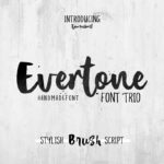 Evertone Font Poster 23