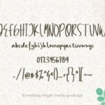 Everything Alright Font Poster 2