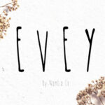 Evey Font Poster 1