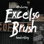 Excelco Brush Font Poster 1