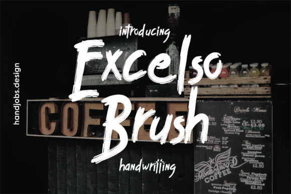 Excelco Brush Font