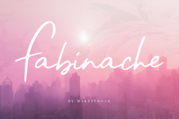 Fabinache Font Poster 1