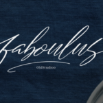 Faboulus Font Poster 1