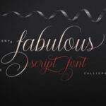 Fabulous Script Font Poster 1