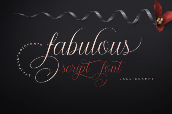 Fabulous Script Font Poster 1