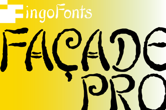 Façade Pro Font Poster 1