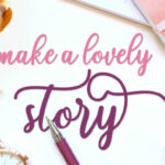 Fadelya Script Font Poster 7