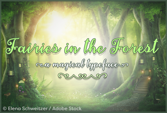 Fairies in the Forest Font Poster 1