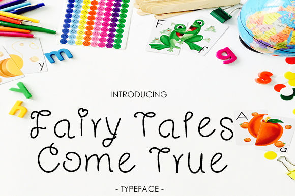 Fairy Tales Come True Font Poster 1