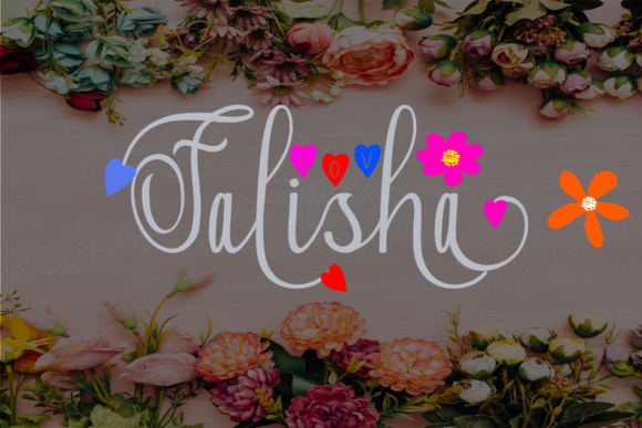 Falisha Font Poster 1