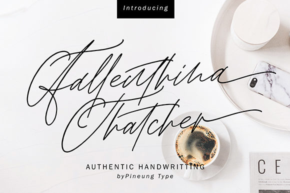 Fallenthina Thatcher Font