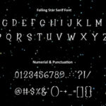 Falling Star Duo Font Poster 2
