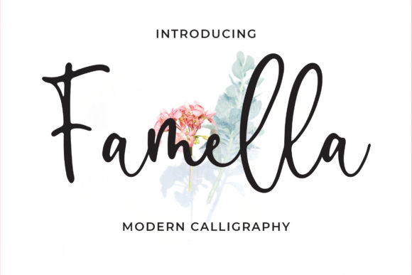 Famella Font Poster 1