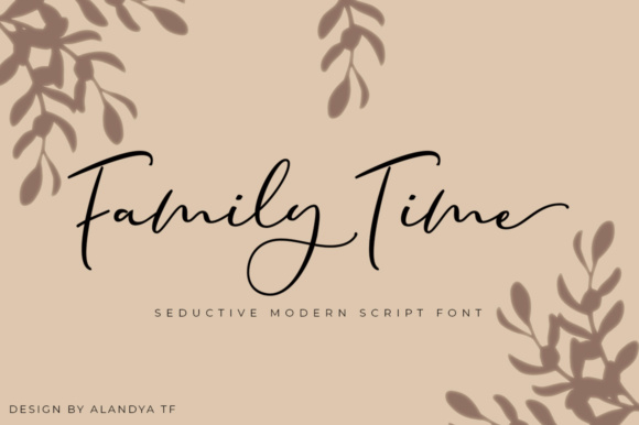 Family Time Font