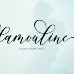 Famouline Script Font Poster 1