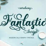 Fantastic Script Font Poster 1