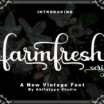 Farmfresh Script Font Poster 1