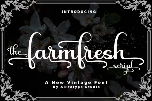 Farmfresh Script Font Poster 1
