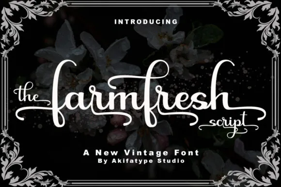 Farmfresh Script Font Farmfresh Script Font Poster 1