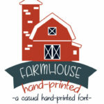 Farmhouse Font Poster 1