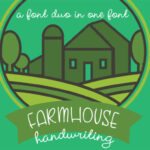 Farmhouse Font Poster 1