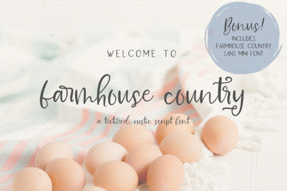 Farmhouse Country Font Poster 1