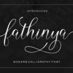 Fathinya Font Poster 1