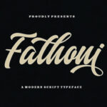 Fathoni Font Poster 1