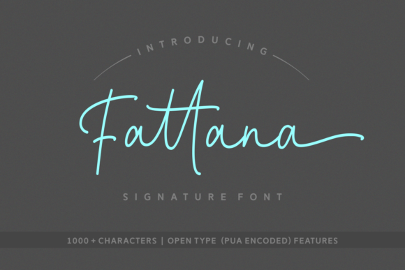 Fattana Font Poster 1