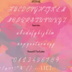 Feel Your Hand Font Poster 2
