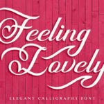 Feeling Lovely Font Poster 1