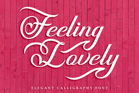 Feeling Lovely Font Poster 1