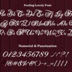 Feeling Lovely Font Poster 2
