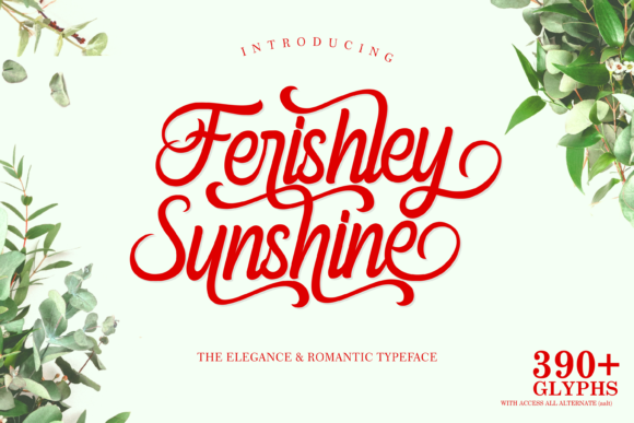 Ferishley Sunshine Font Poster 1